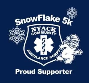 Snowflake 5K Run/Walk - Nyack Community Ambulance Corps 2026 logo