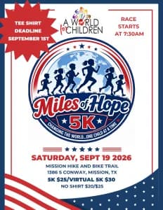 Miles of Hope 5K Run 2026 logo