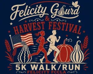 Felicity Gourd & Harvest Festival 5K Walk/Run 2026 logo