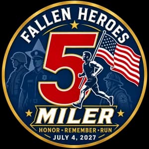 Fallen Heroes 5 Miler 2026 logo