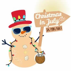 Christmas 5K/10K/Half Marathon in July - Winston Salem 2026 logo