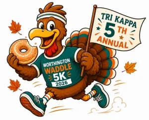 Worthington Waddle 5K 2026 logo