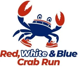 Red, White, and Blue Crab Virtual Race 5K/10K 2026 logo