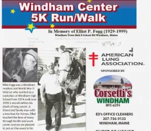 Windham Center 5K In Memory of Elliot P Fogg (1929-1999) 2026 logo