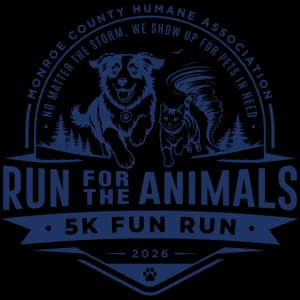 Run for the Animals 5K 2026 logo