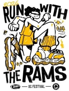 Run with the Rams x Capital Run Club Open 5k 2026 logo