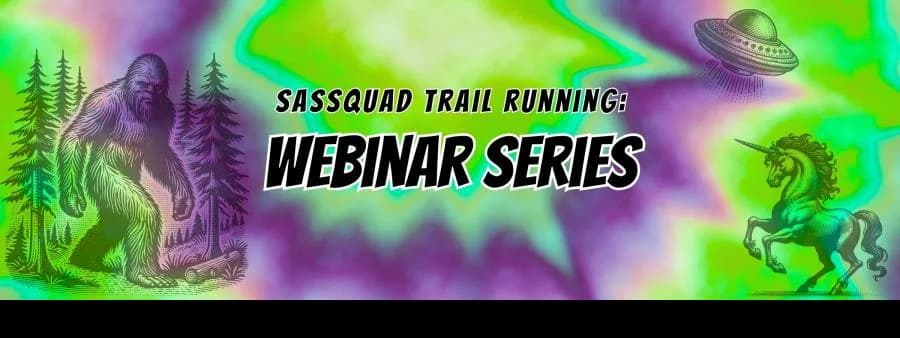 Sassquad Trail Running Webinar Series 2026 logo