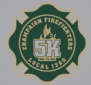 Champaign Firefighters Local 1260 5k 2026 logo