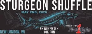 Sturgeon Shuffle 10K 5K 2026 logo