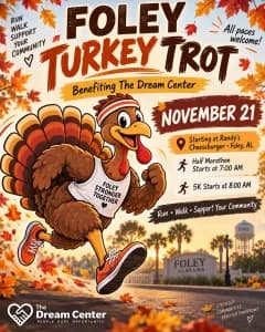Foley Turkey Trot 2026 logo