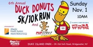 6th ANNUAL DUCK DONUT 5K/10K and NEW 2K Pup Strut 2026 logo