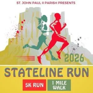 STATELINE RUN 2026 logo