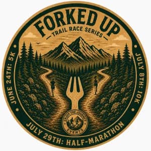 Forked Up Trail Series 5k/10k/Half-Marathon 2026 logo
