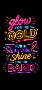 Glow for the Gold 5K 2026 logo