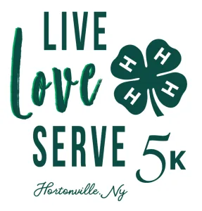 Live.Love.Serve. 4H 5K 2026 logo