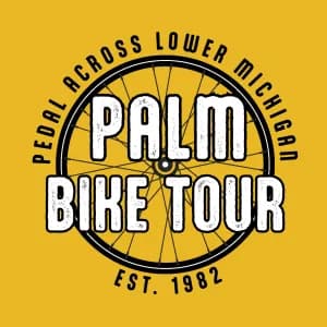 Pedal Across Lower Michigan (PALM) 2026 logo