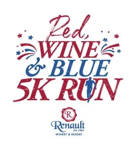 Red Wine and Blueberry 5k Run 2026 logo