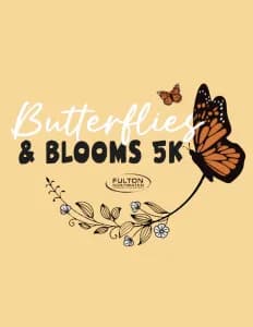 Butterflies & Bouquets 5K 2026 logo
