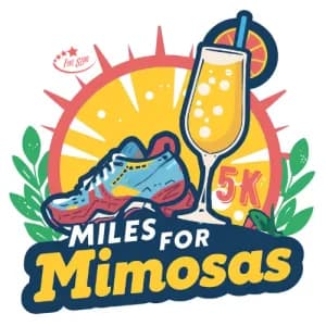 Miles for Mimosas 5K - Sugar Hill 2026 logo