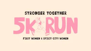 First Women 5K 2026 logo