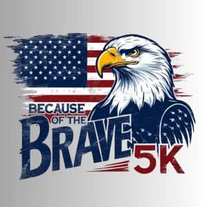 Because of the Brave 5K 2026 logo