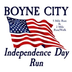 Boyne City Independence Day Run 2026 logo