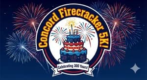 Concord Firecracker 5K 7/5 8am 2026 logo
