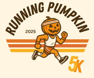 The Running Pumpkin 2026 logo