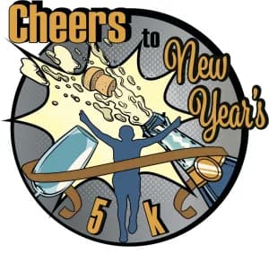 Cheers to New Year's 5k Run/Walk - Punta Gorda 2026 logo