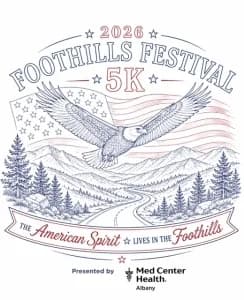 Foothills Festival 5K 2026 logo