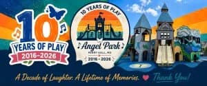 12th Annual Angel Park Jingle All The Way 5k & 1 Mile Family Fun Run 2026 logo