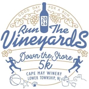 Run the Vineyards - Down the Shore 5K 2026 logo