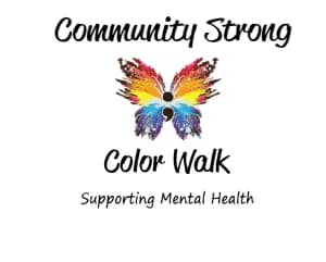 Community Strong Color Walk; Supporting Mental Health 2026 logo