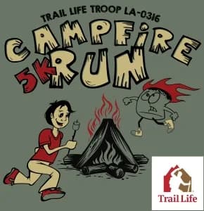 TRAIL LIFE USA, CAMPFIRE RUN 2026 logo