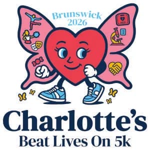 Charlotte's Heart Beats On 5k 2026 logo