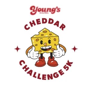 Young's Jersey Dairy Cheddar Challenge 5k 2026 logo