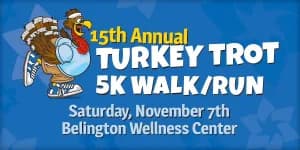 15th Annual Turkey Trot 2026 logo