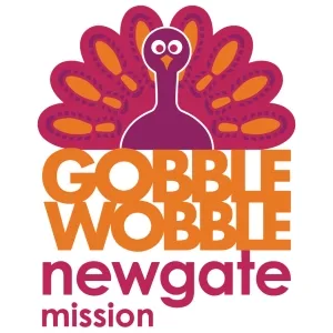 Newgate Mission Gobble Wobble 2026 logo