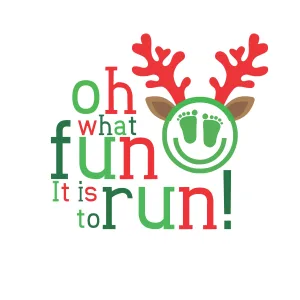 Happyfeat's Run Run Rudolph 5K 2026 logo