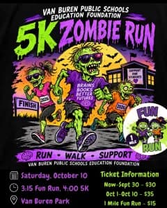 5k Zombie Run & 1 Mile Fun Run 2026 logo