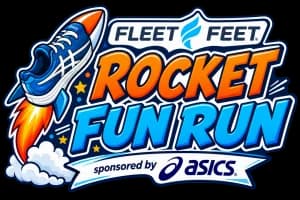 Rocket Fun Run, powered by ASICS 2026 logo