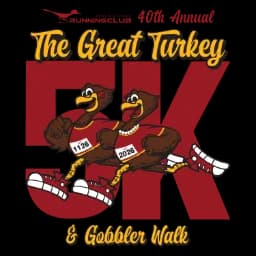 The 40th Annual Great Turkey 5K Run & Gobbler Walk 2026 logo