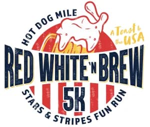 Red White 'n Brew 5k 2026 logo