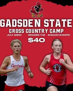 Gadsden State Cross Country Camp 2026 logo