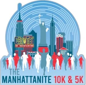 The Manhattanite 10K and 5K 2026 logo