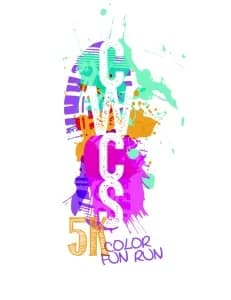CWCS 5K Color Fun Run 2026 logo
