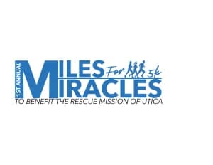 Miles for Miracles 5k Run & Walk to benefit the Rescue Mission of Utica 2026 logo