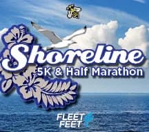 Shoreline Half Marathon & 5K 2026 logo