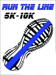 Run the Line 5k 10k 2026 logo