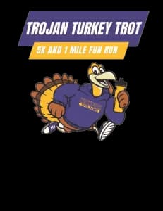 Northwestern Trojan Turkey Trot 2026 logo